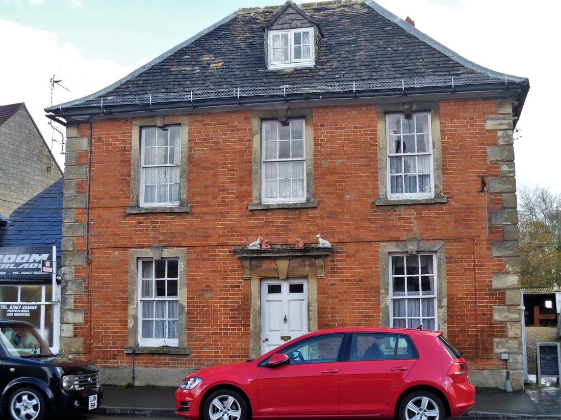 A red brick house