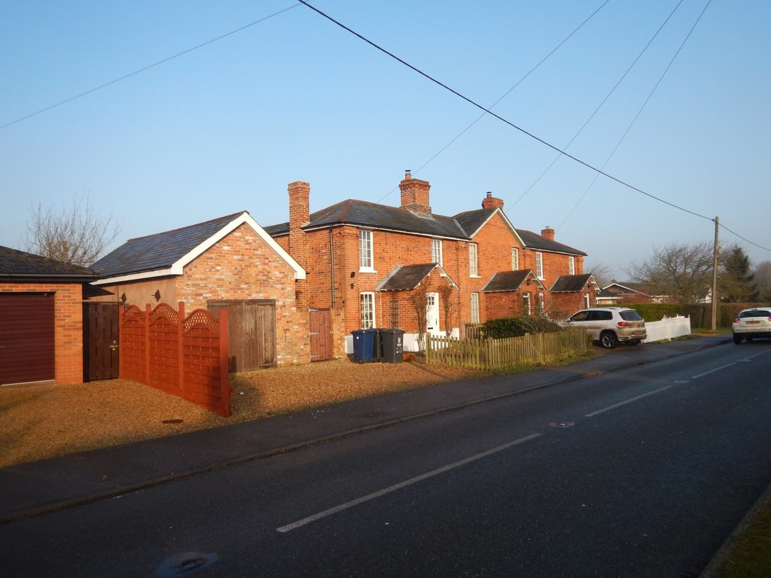 Red brick houses