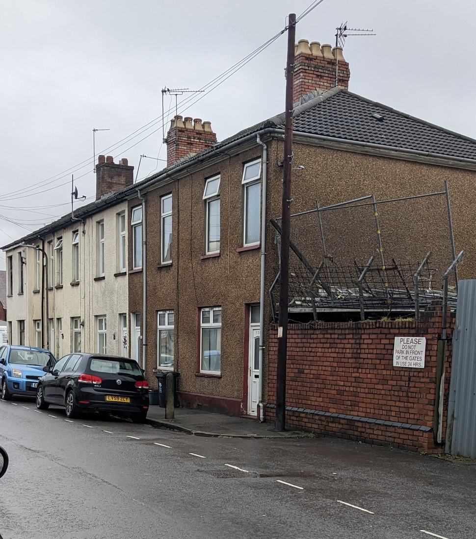 A row of houses